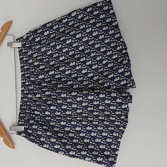 Christian Dior Monogram Lined Shorts Drawstring/Elastic Waist Size 8 - Picture 2 of 8